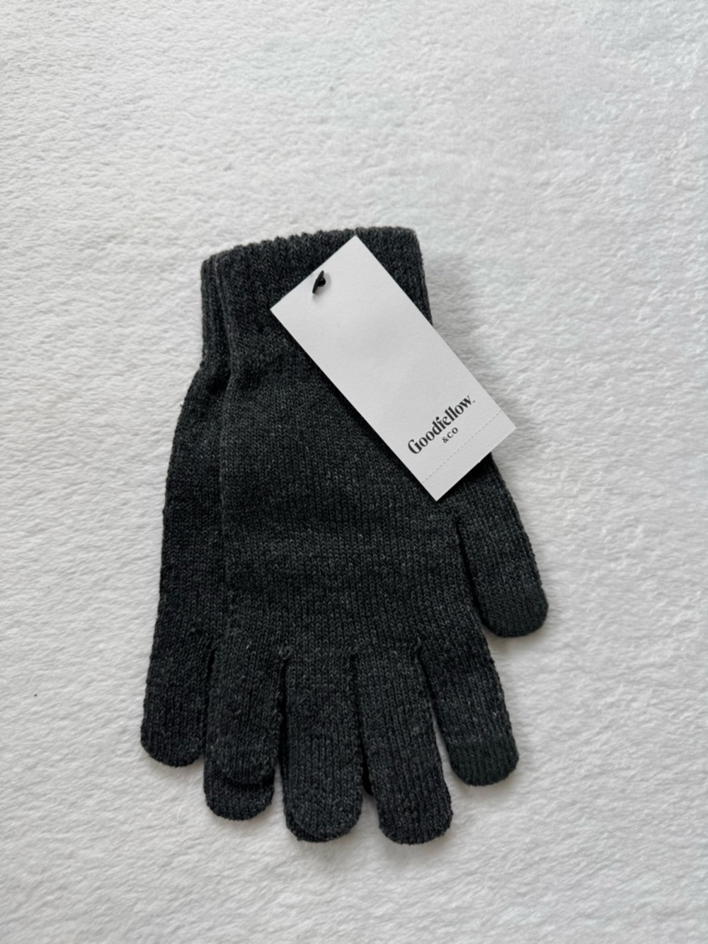 Target Men's Black Knit Gloves